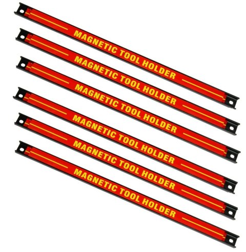 Sellnet 6x Magnetleiste für Werkzeuge 60 cm Werkzeughalter mit Tragkraft von 13 kg SN3522-6