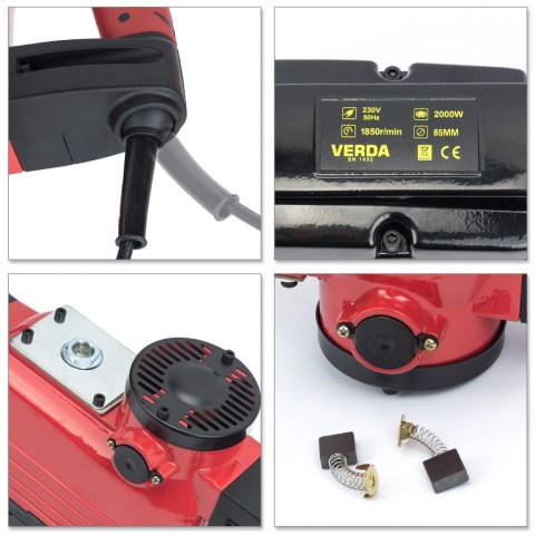 Abbruchhammer 2000 Watt Zubehör +KOFFER Meisselhammer Stemmhammer Set SN1402