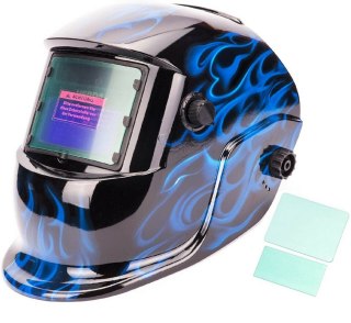 Verda Automatik Schweißhelm mit Solarzellen, inklusive 2 Vorsatzscheiben SN864