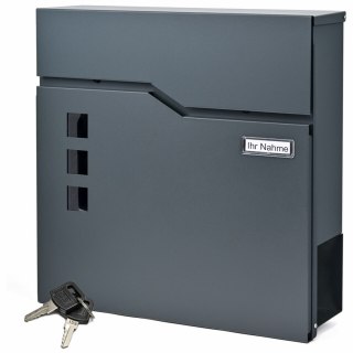 VERDA Briefkasten Postkasten Designer Wandbriefkasten Zeitungsrolle SN3678-1