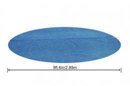 Bestway PE-Solarabdeckplane Ø 289 cm, rund, blau 58241