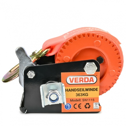 Verda Gurtwinde 363 kg 800 lbs 5 m SN1115