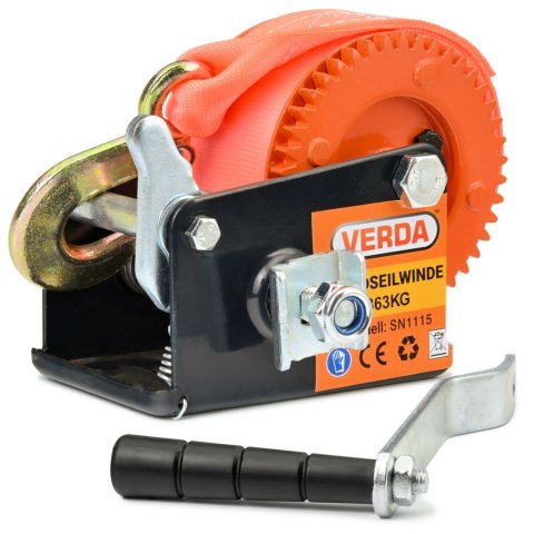 Verda Gurtwinde 363 kg 800 lbs 5 m SN1115