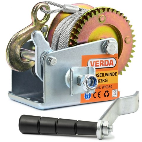 Verda Seilwinde 363 kg 800 lbs 10 m WK360