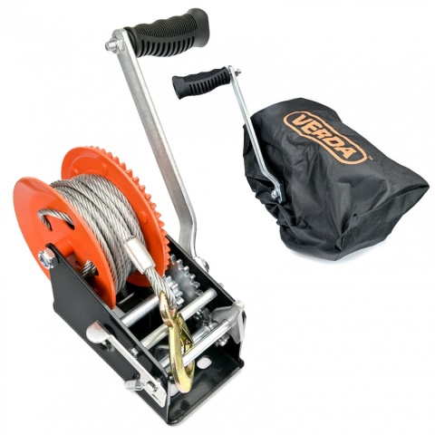 Verda Seilwinde 1588 kg 3500 lbs 10 m mit Tasche SN1170