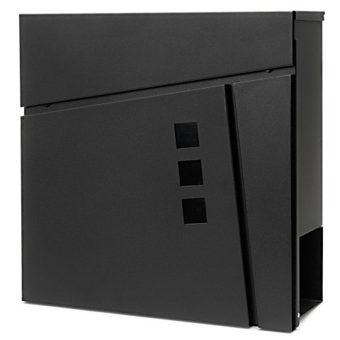 Verda Briefkasten aus verzinktem Stahl, Schwarz Matt SN3681-2 Verda Briefkasten aus verzinktem Stahl, Schwarz Matt SN3681-2