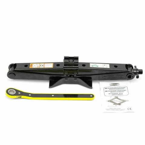 Verda Wagenheber 2t Scherenwagenheber 90 - 430 mm mit Ratsche SN4547