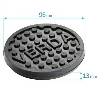 Verda Gummiauflage für Wagenheber, Ø 98 mm GN03
