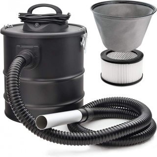 Verda Aschesauger 1650W mit DUAL System Filter HEPA + Sackfilter, Kaminsauger 20L SN2018