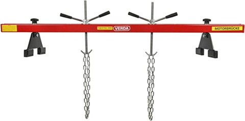 Verda Motorbrücke 500kg 730-1480 mm, Kotflügeltraverse, rot SN0301-1 Verda Motorbrücke 500kg 730-1480 mm, Kotflügeltraverse, rot SN0301-1