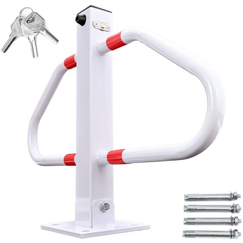 Verda Parkplatzsperre, klappbarer Sperrbügel 48 cm, weiß SN1823