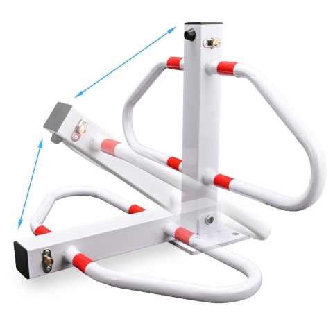 Verda Parkplatzsperre, klappbarer Sperrbügel 48 cm, weiß SN1823