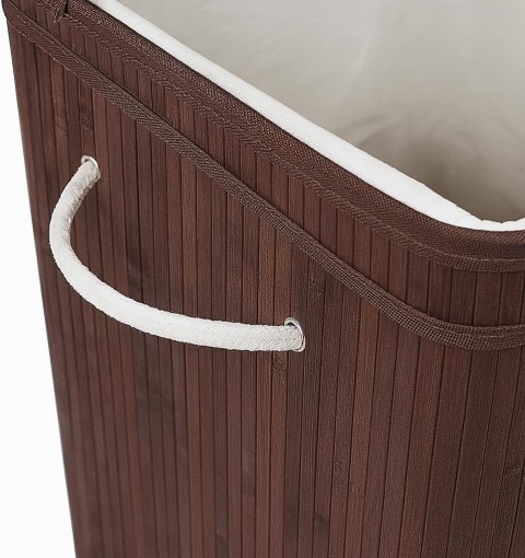 Bambus Wäschekorb Wäschesammler Wäschebox Wäschetonne Wäschetruhe Wäschebehälter SN7086