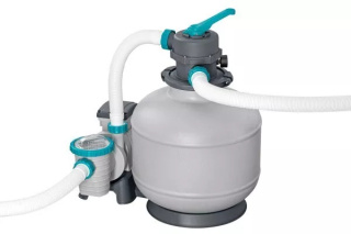 Bestway Filterpumpe Sandfilteranlage mit Zeitschaltuhr 5.678 l/h, 230 W 58497