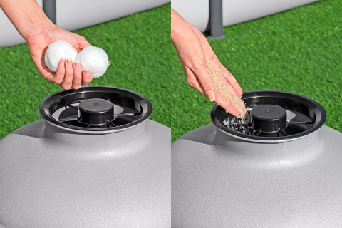 Bestway Sandfilteranlage mit Zeitschaltuhr 8.327 l/h, 280 W 58499 Bestway Sandfilteranlage mit Zeitschaltuhr 8.327 l/h, 280 W 58499