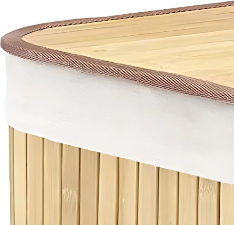 Bambus Wäschekorb Wäschesammler Wäschebox Wäschetonne Wäschetruhe Wäschebehälter SN7081