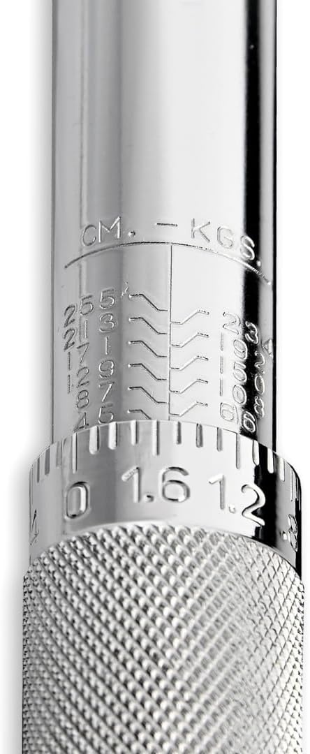 Verda Drehmomentschlüssel 1.4" 5-25 Nm mit Umschaltknarre Teleskopratsche im Koffer SN1736