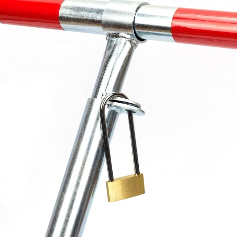 Parkplatzsperre 76 cm Parkplatzbügel Sperrbügel Parkplatzblockierer Klappbar SN1804