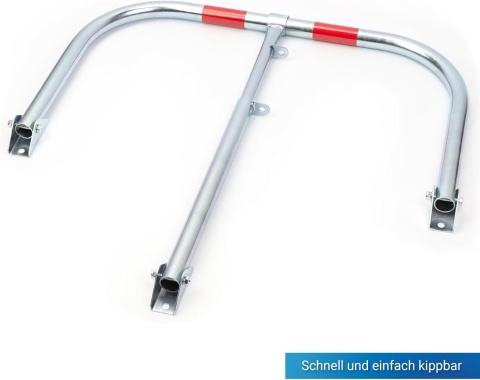 Parkplatzsperre 76 cm Parkplatzbügel Sperrbügel Parkplatzblockierer Klappbar SN1804