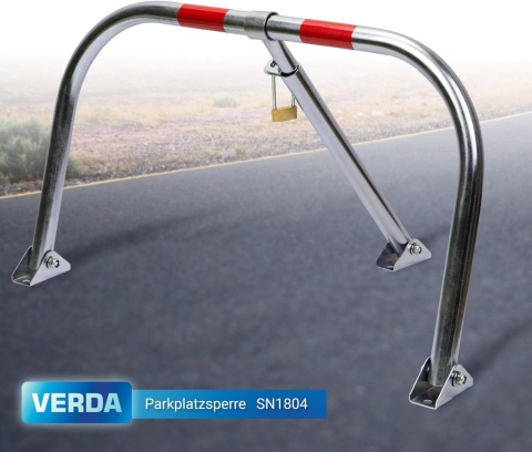 Parkplatzsperre 76 cm Parkplatzbügel Sperrbügel Parkplatzblockierer Klappbar SN1804