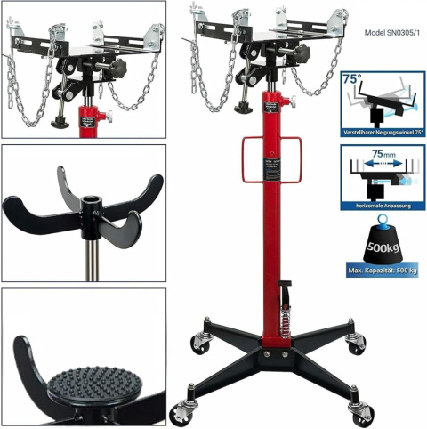 Verda Getriebeheber 500 kg im Satz mit Adapter SN0305/1 Verda Getriebeheber 500 kg im Satz mit Adapter SN0305/1