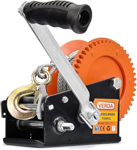 Verda Seilwinde 1588 kg 3500 lbs 10 mSN1170