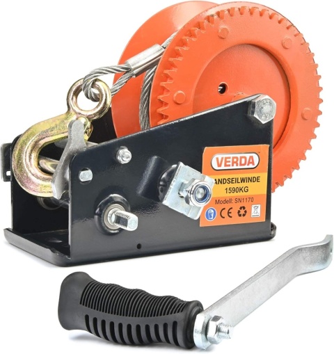 Verda Seilwinde 1588 kg 3500 lbs 10 mSN1170