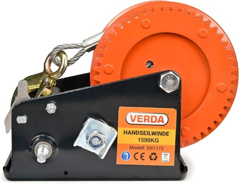 Verda Seilwinde 1588 kg 3500 lbs 10 mSN1170