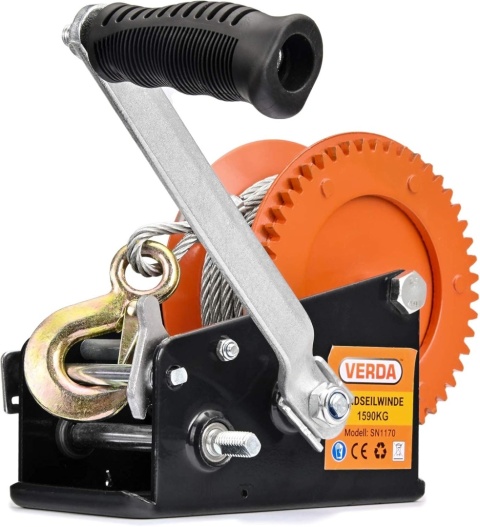 Verda Seilwinde 1588 kg 3500 lbs 10 mSN1170
