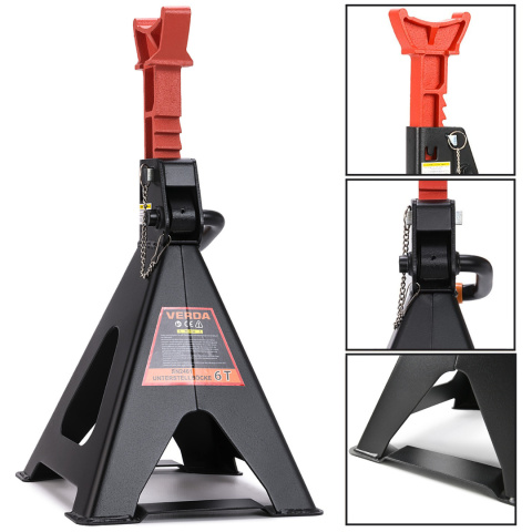 Verda 2x Unterstellböcke 6t, 385 - 600 mm mit Sicherung SN2461