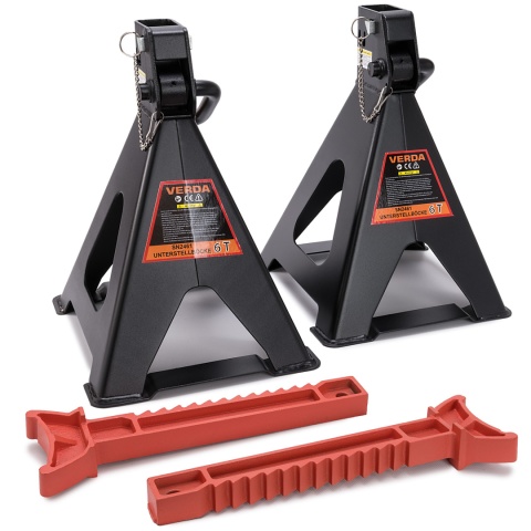 Verda 4x Unterstellböcke 6t, 385 - 600 mm mit Sicherung SN2461-2