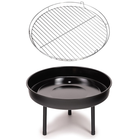 Verda Schwenkgrill 151 cm – Holzkohlegrill mit Dreibein & Feuerstelle