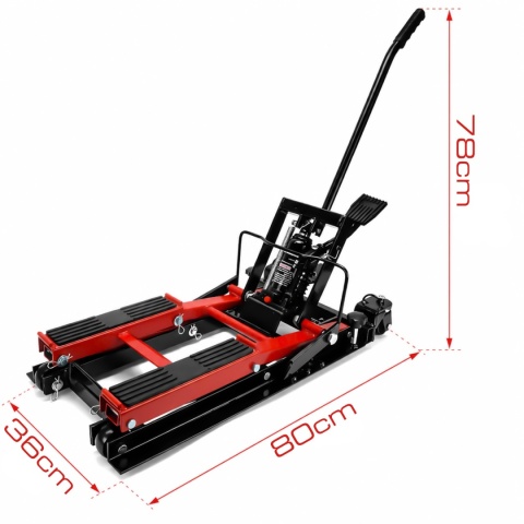 Verda Hydraulischer Motorradheber 680 kg 120–385 mm – Motorradhebebühne SN1755