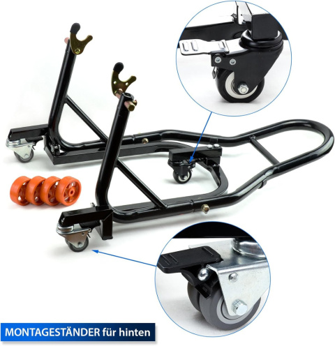 Verda Motorradständer Motorrad Montageständer | All-In-One Universal Ständer für Motorräder SN1717