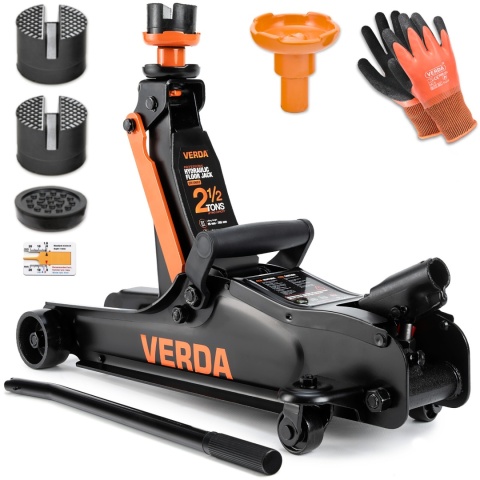 Verda Hydraulischer Rangierwagenheber 2,5t – Wagenheber 85–365 mm PKW SUV SN10663