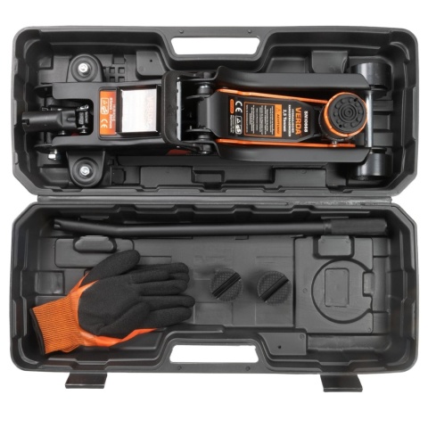 Verda Wagenheber 2,5t Rangierwagenheber 85 - 365 mm mit Tragekoffer SN10668