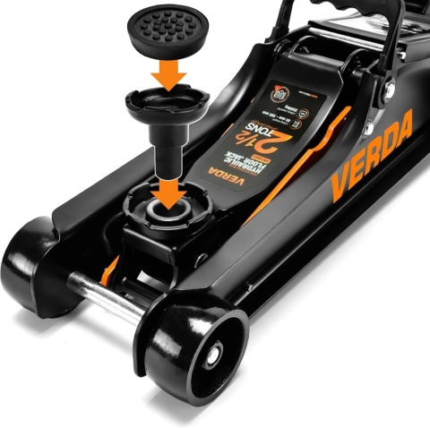 Verda Wagenheber 2,5t Rangierwagenheber 85 - 365 mm mit Tragekoffer SN10668