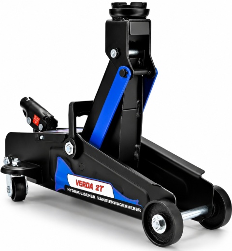 Verda Hydrualischer Wagenheber 2t Rangierwagenheber 140 - 310 mm Auto Heber, PKW Profi SN3061