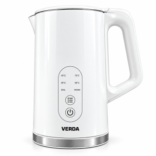 Verda Wasserkocher Mit Temperaturregler 1,7L 2200W mit Kalkfilter SN0617L-15