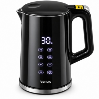Verda Wasserkocher Mit Temperaturregler 1,7L 2200W mit Kalkfilter 100% BPA FREI SN0617L-13