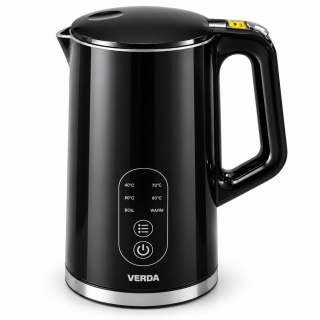 Verda Wasserkocher Mit Temperaturregler 1,7L 2200W mit Kalkfilter 100% BPA FREI SN0617L-13